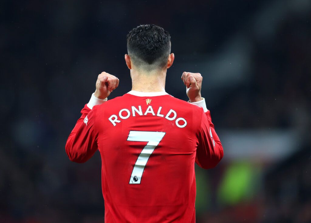 Cristiano Ronaldo of Manchester United