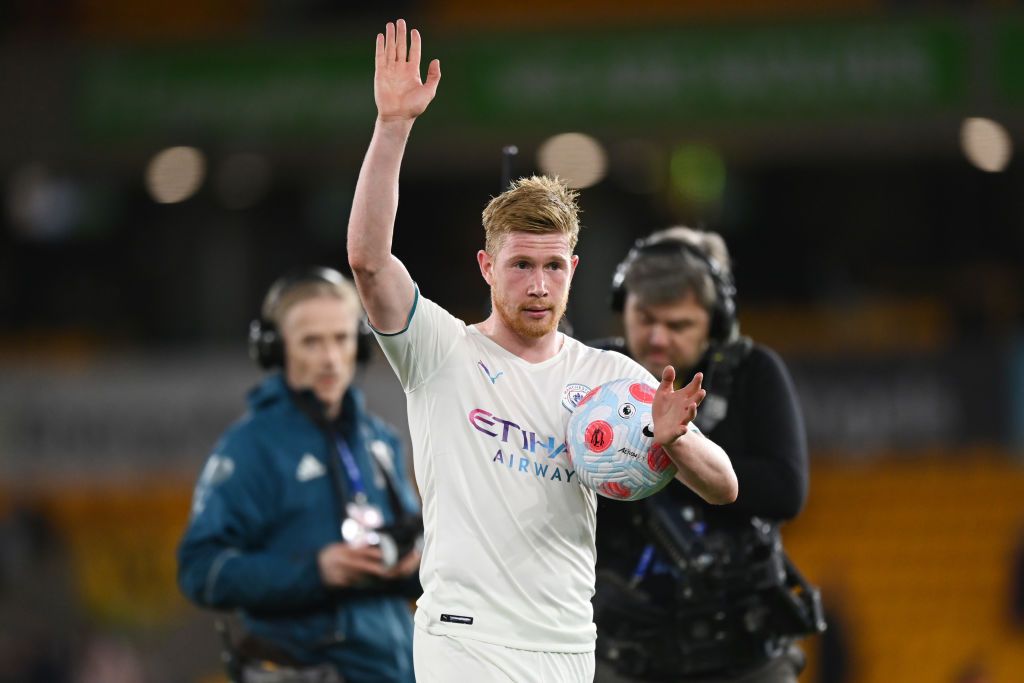 Kevin De Bruyne after his first Man City hat-trick