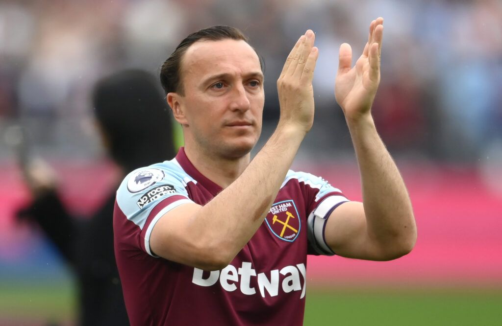 Mark Noble says farewell to West Ham