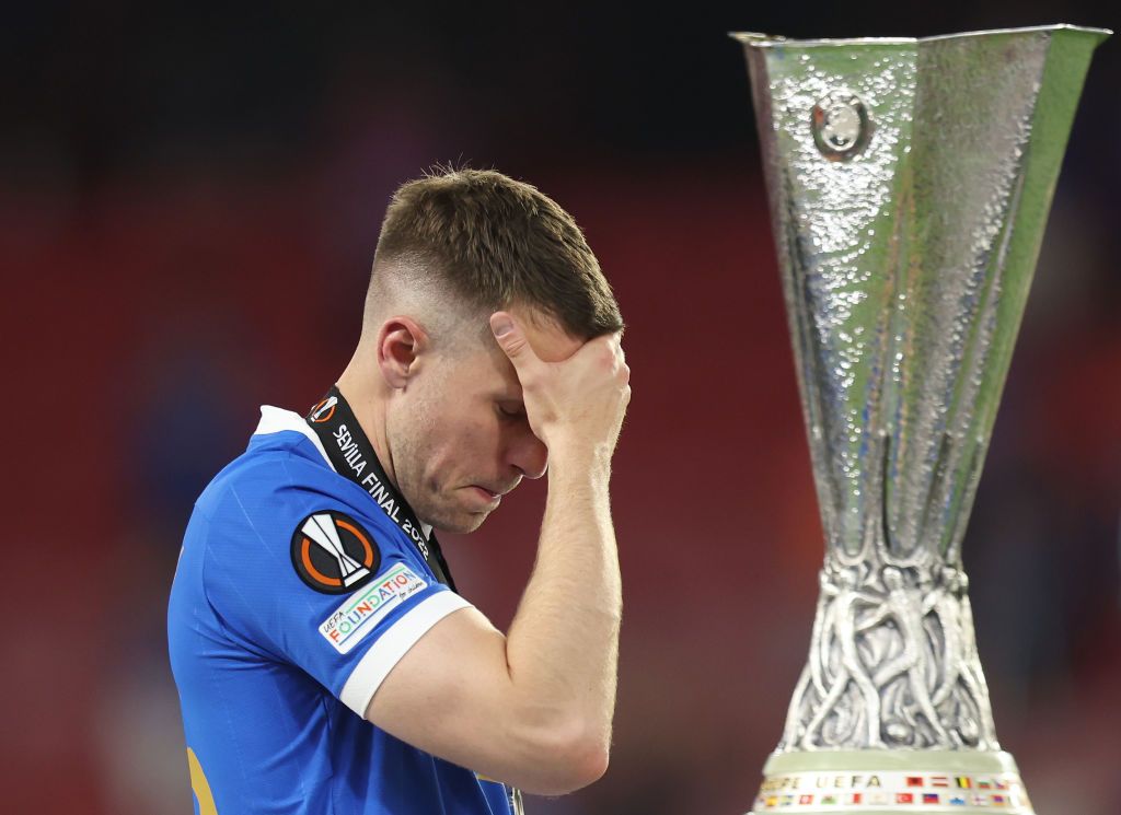Aaron Ramsey was heartbroken after missing decisive penalty in Europa League final v Frankfurt