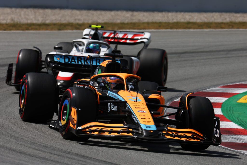 Daniel Ricciardo drives the McLaren