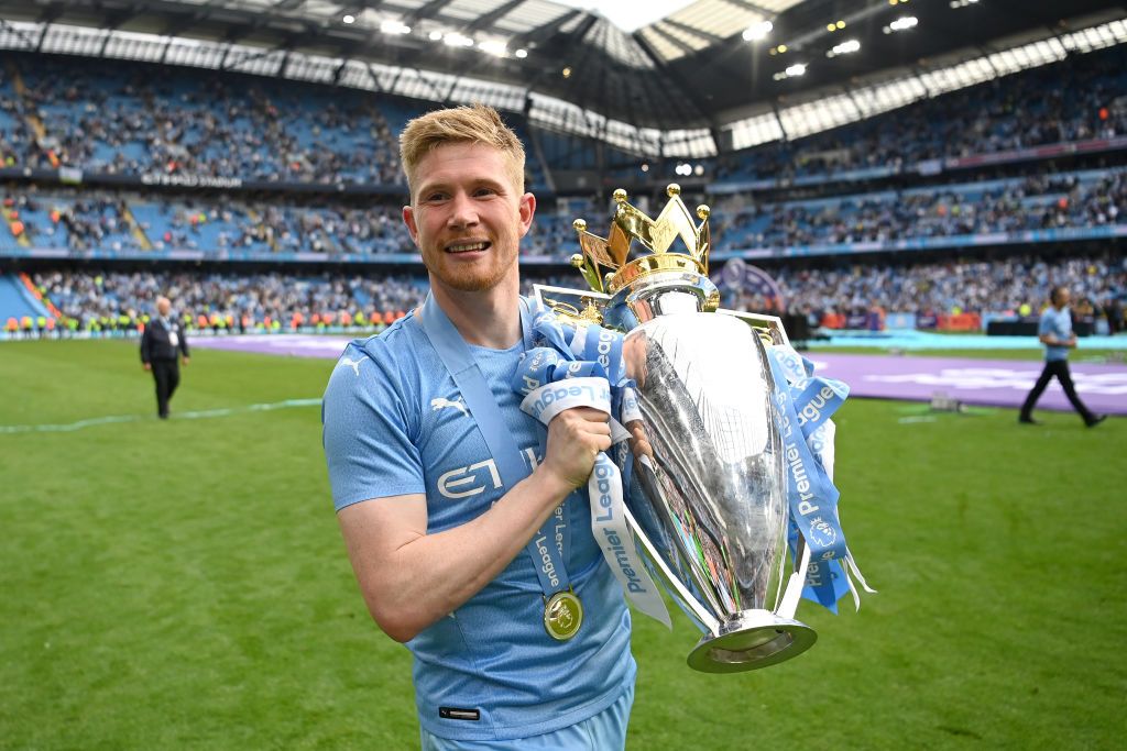 Kevin De Bruyne is among the 20 favourites for the 2022 Ballon d'Or