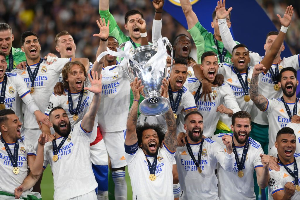Real Madrid have won the Champions League 14 times