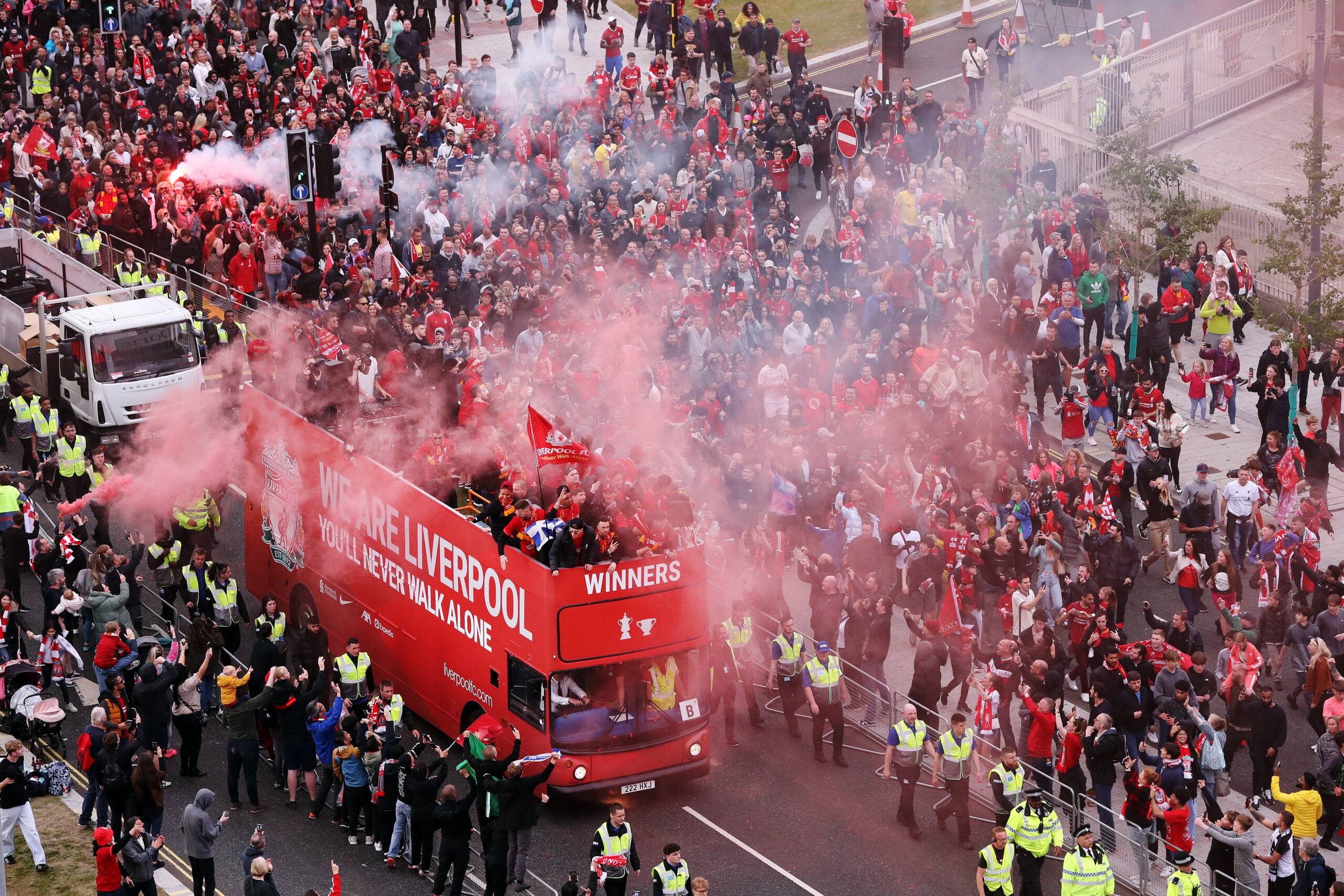 Liverpool's trophy parade