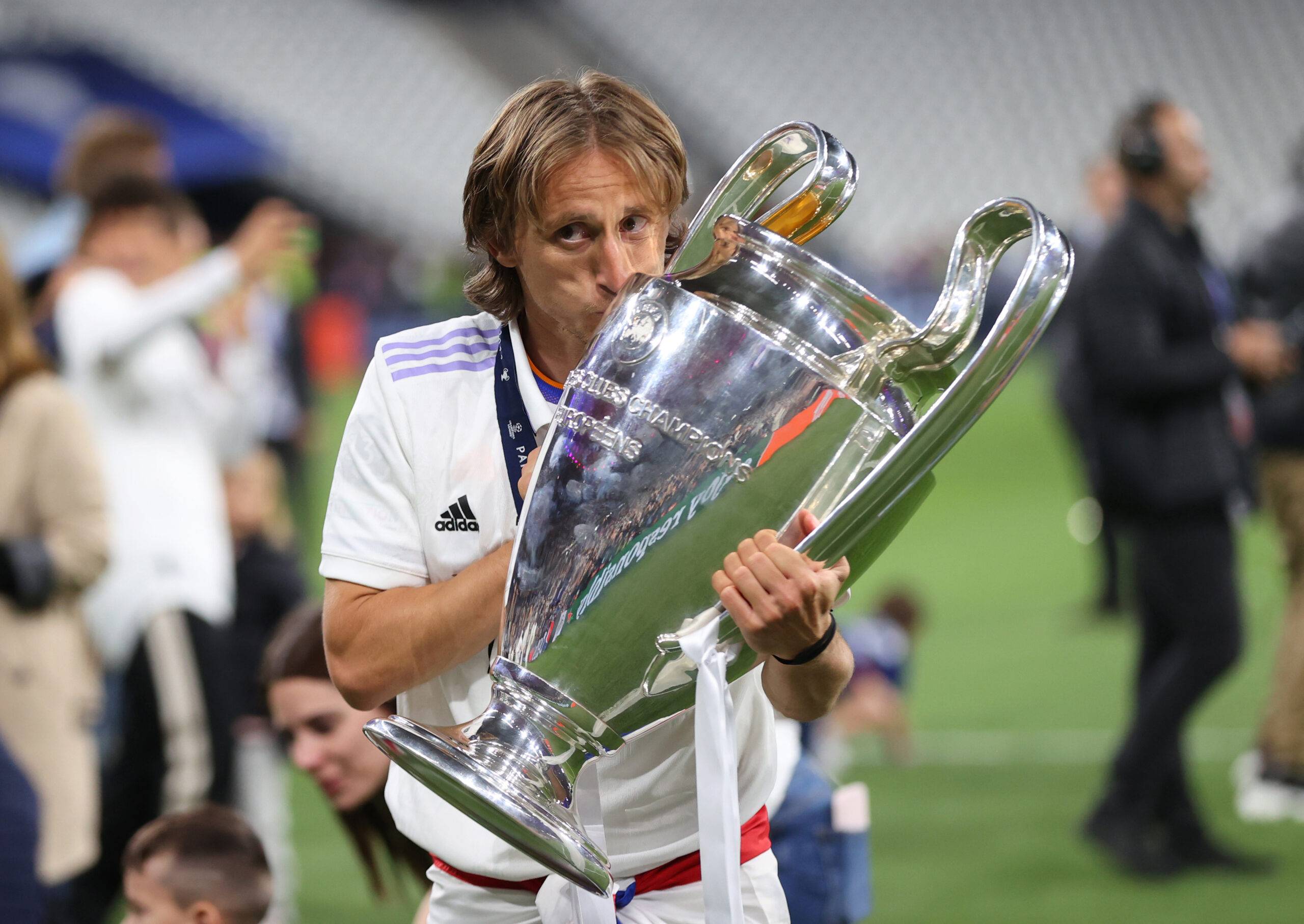 Luka Modric Champions League trophy
