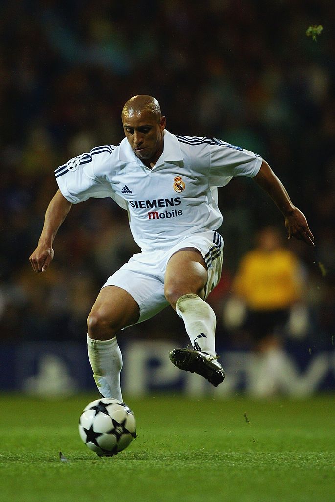 Roberto Carlos features in Peter Crouch's greatest Champions League XI ever