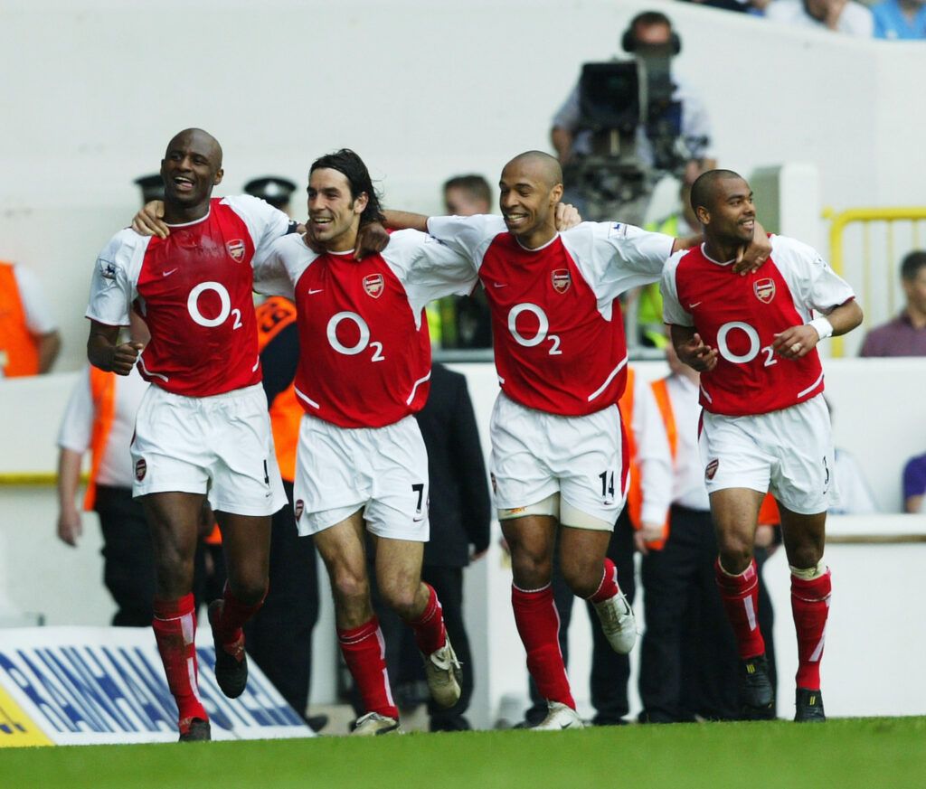 Arsenal finished unbeaten on the 2003/04 final day