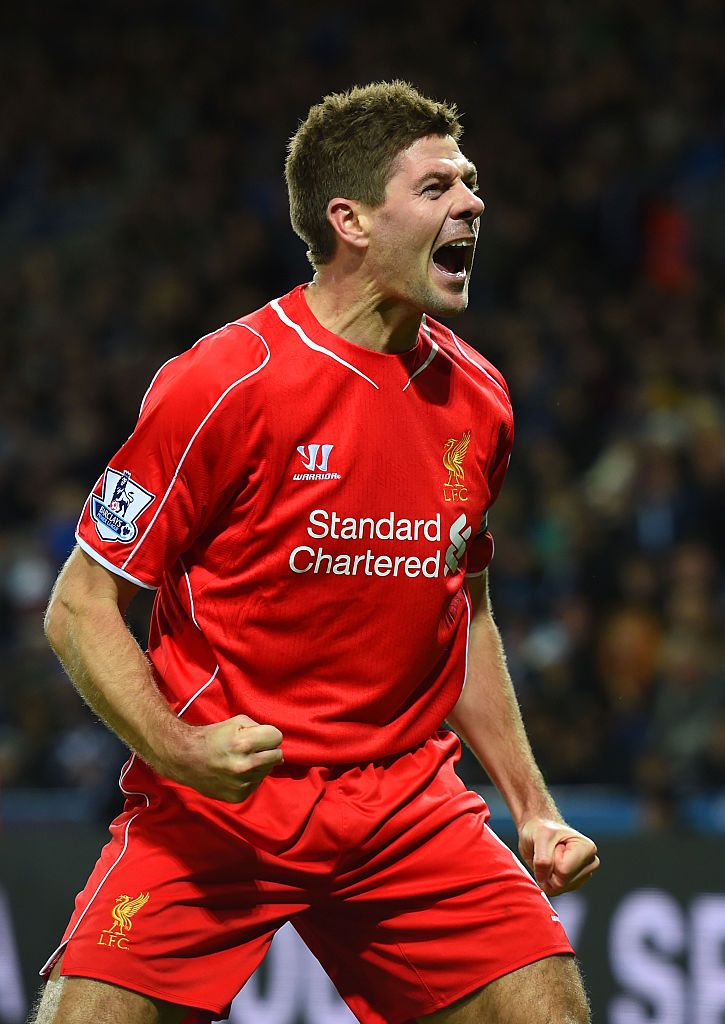 Steven Gerrard in action for Liverpool