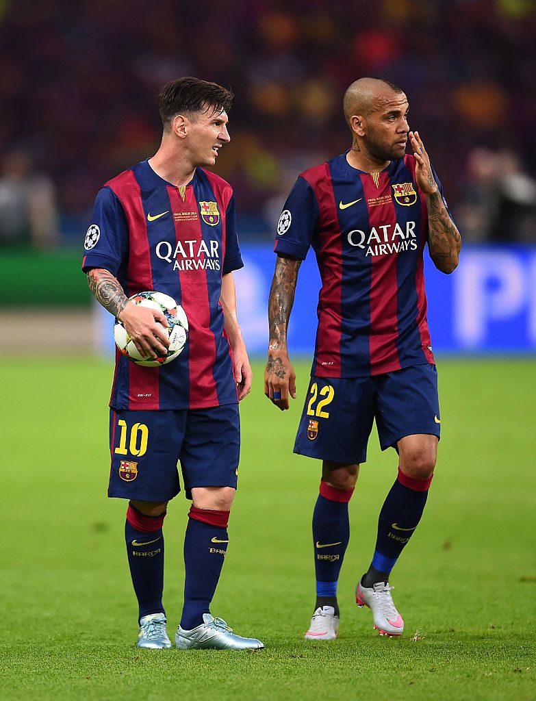 Dani Alves told story of how he disobeyed Pep Guardiola to get the best out of Lionel Messi 