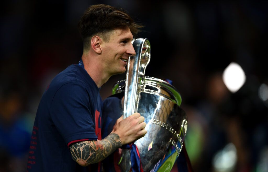 Messi has won 36 club honors
