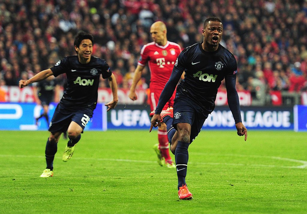Patrice Evra scored a goal so special in Man Utd vs Bayern in 2014 that even Manuel Neuer 'celebrated’