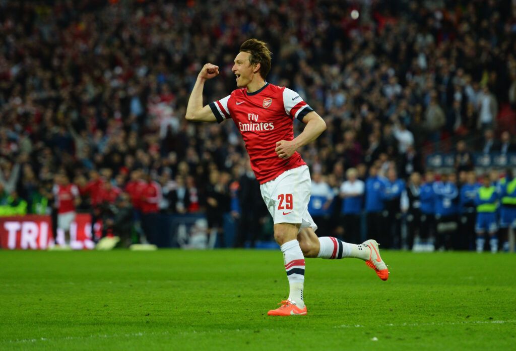 Kallstrom's time at Arsenal was short