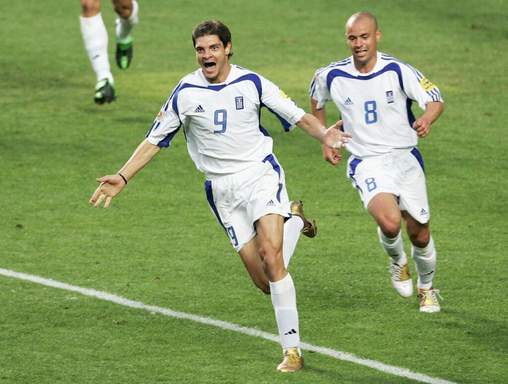 Charisteas scored the winner in the Euro 2004 final