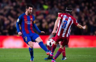Lionel Messi’s breathtaking nutmeg on Felipe Luis in Barcelona vs Atletico Madrid in 2018 still blows our minds every time we see it