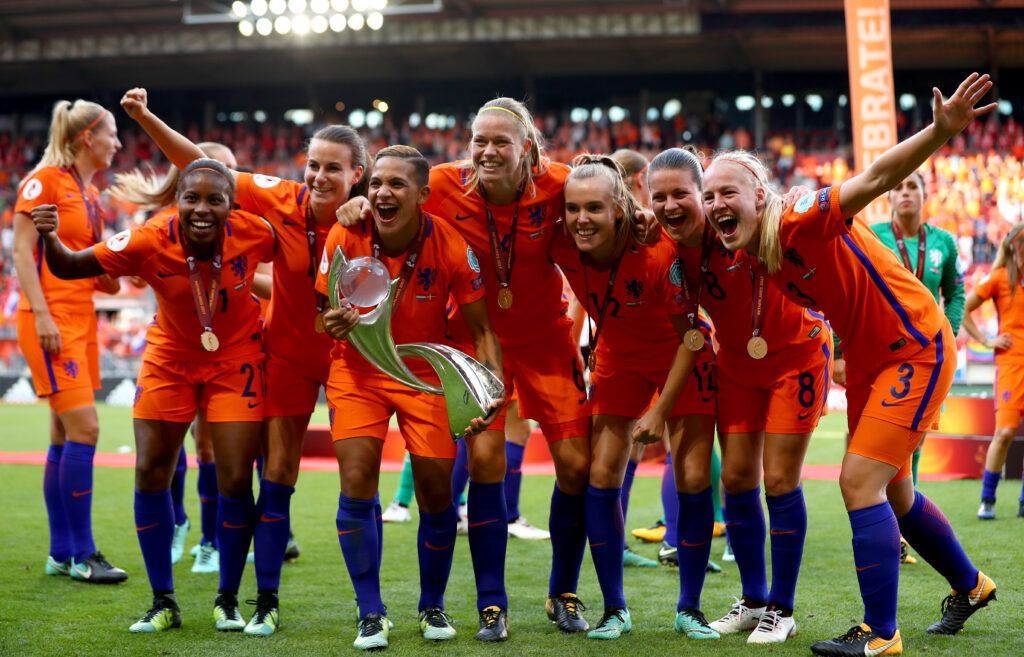 The Netherlands winning Euro 2017