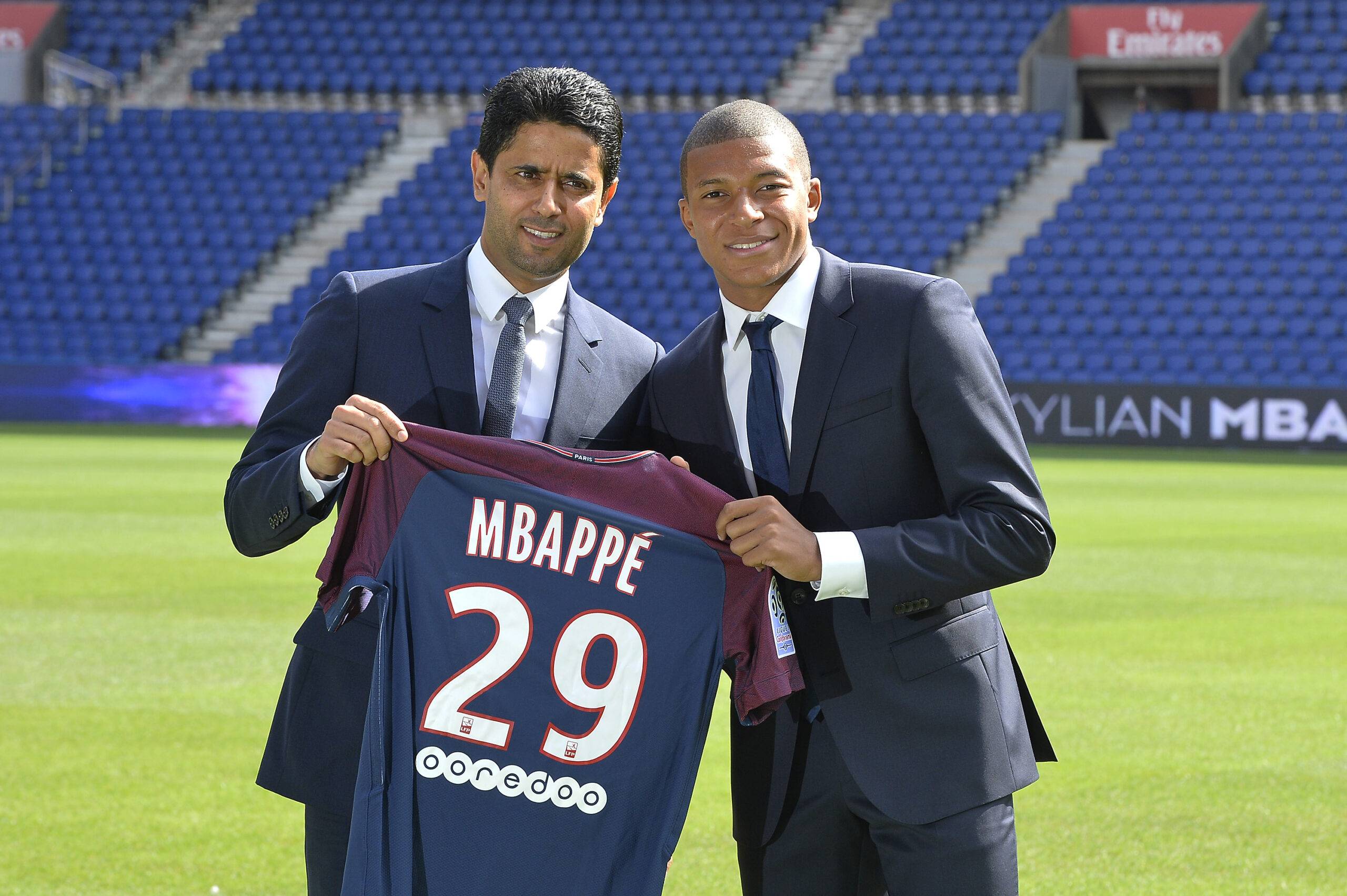 Mbappe signs for PSG.