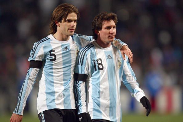 France v Argentina - International Friendly - Gago and Messi