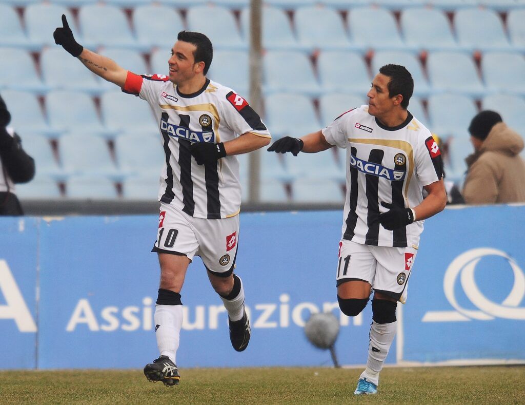 Sanchez and Di Natale at Udinese