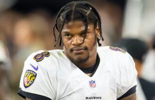 Lamar Jackson of the Baltimore Ravens