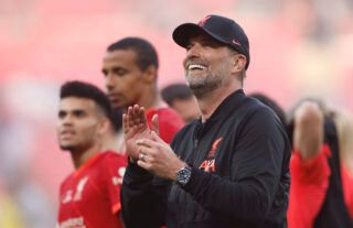 Liverpool boss Jurgen Klopp celebrates a win