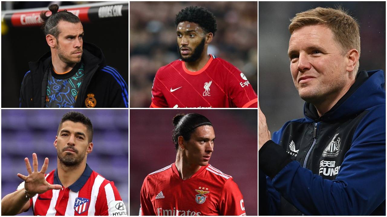 Eddie Howe, Joe Gomez, Gareth Bale, Darwin Nunez, Luis Suarez