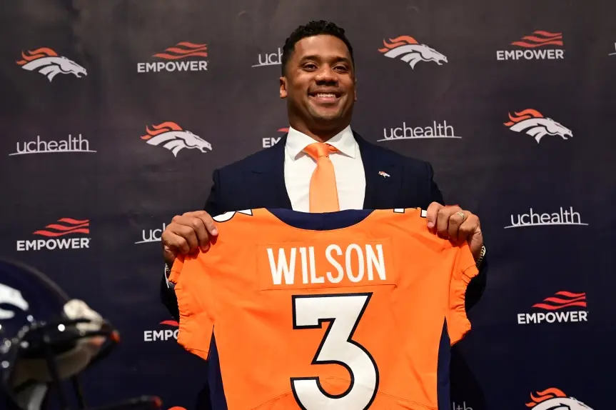 Russell Wilson of the Denver Broncos