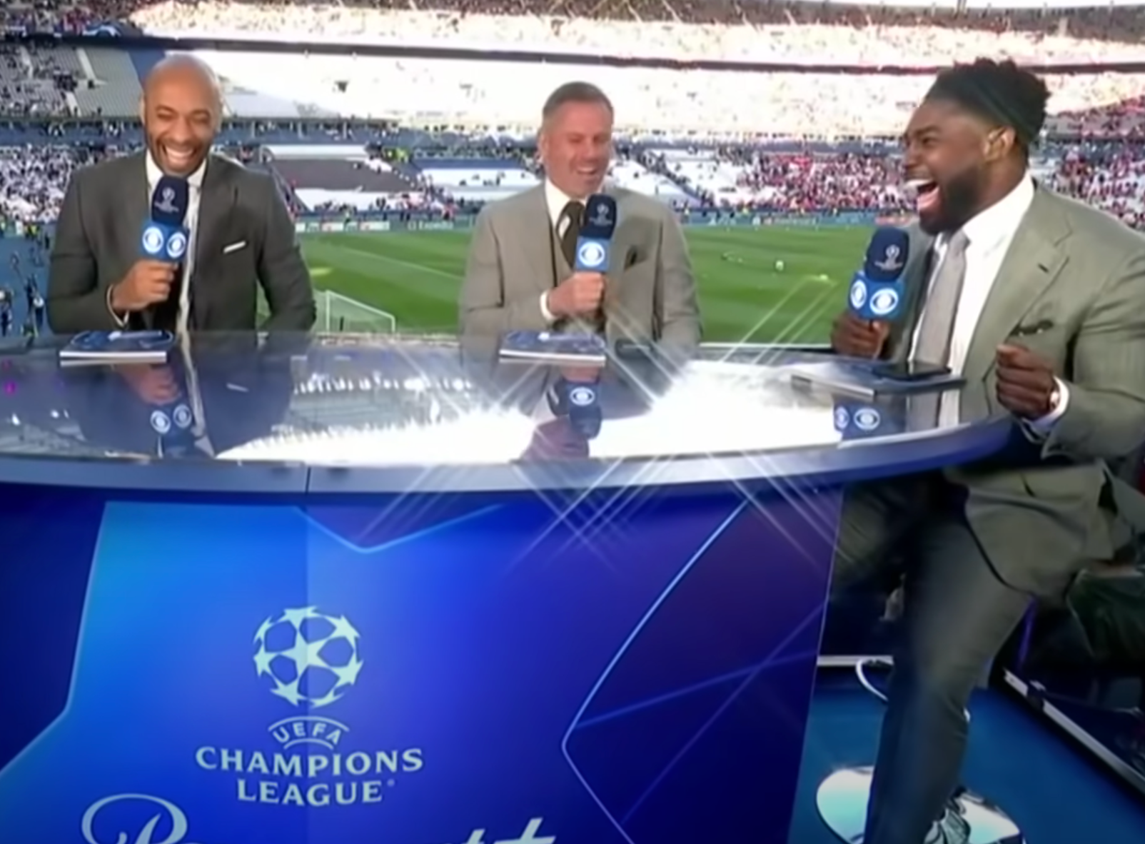 Micah Richards had Henry & Carragher cracking up after saying he wished he played for Arsenal