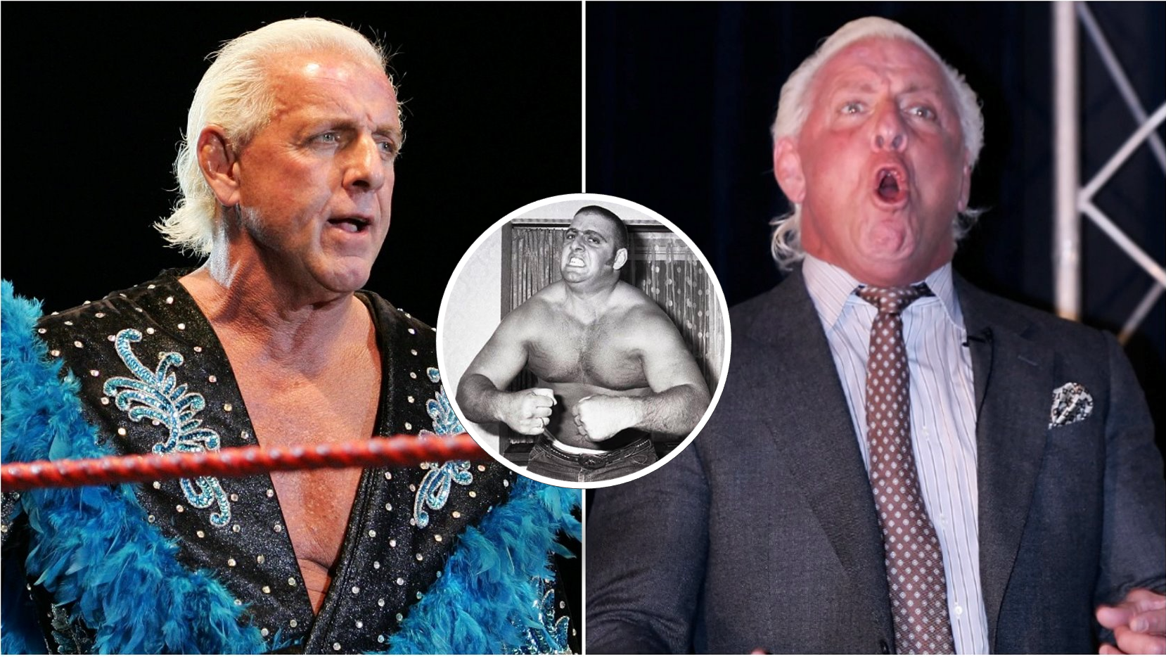 Ric Flair looking VERY different