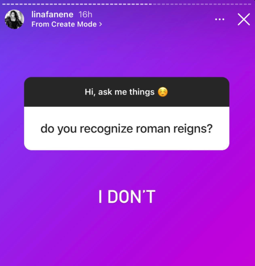 Nia Jax has thrown some serious shade at Roman Reigns on Instagram