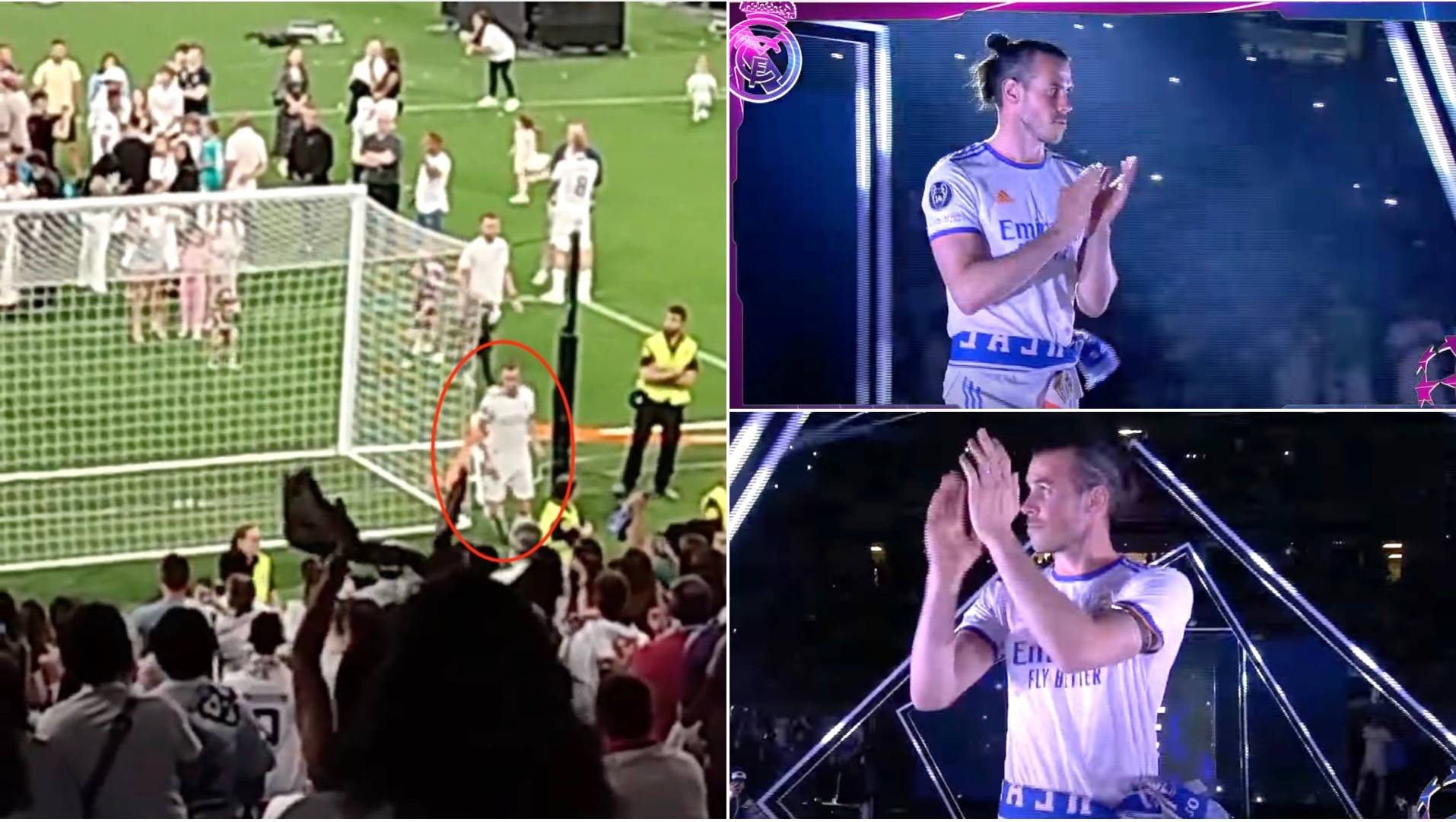 Gareth Bale got the send off he deserves from Real Madrid fans as he says goodbye