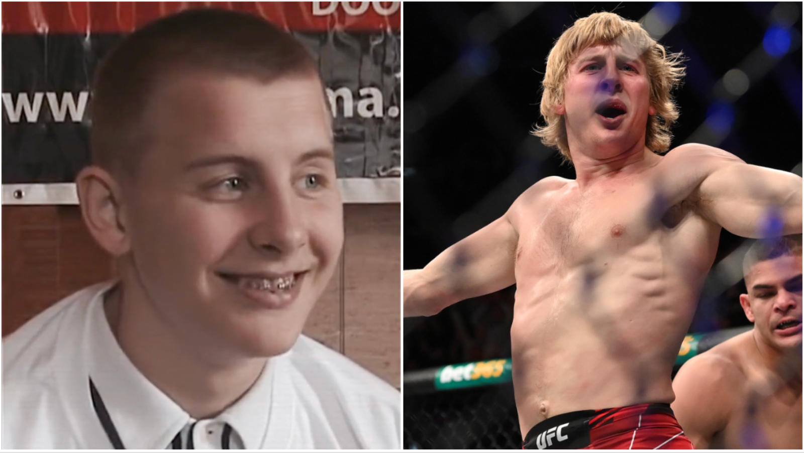 Paddy Pimblett transformation from timid teenager to UFC showman
