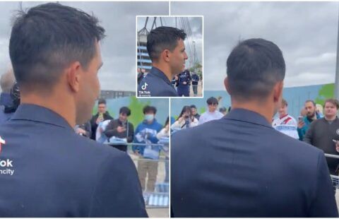 Sergio Aguero Man City statue: Clip of underwhelming fan turnout goes viral