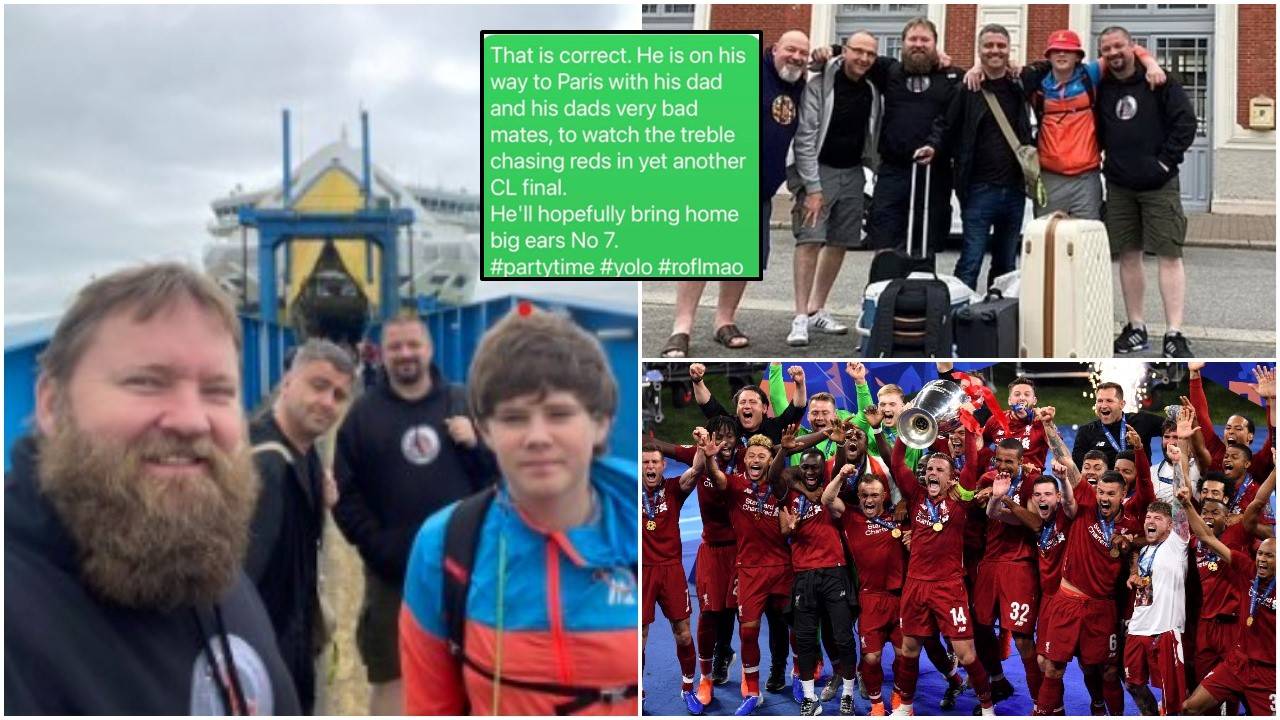 Liverpool v Real Madrid: Dad goes viral after taking son out of school for CL final