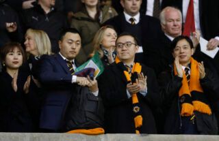 The Wolverhampton Wanderers hierarchy in the stands