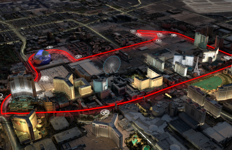 Las Vegas Grand Prix layout
