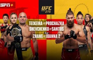 UFC 275 Poster