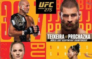 UFC 275 Poster Width Betting Odds