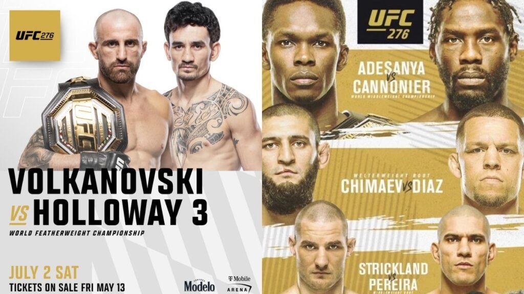 UFC 276 Volkanovski vs Holloway 3