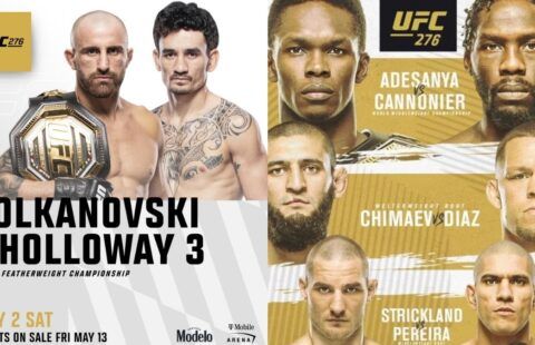 UFC 276 Volkanovski vs Holloway 3