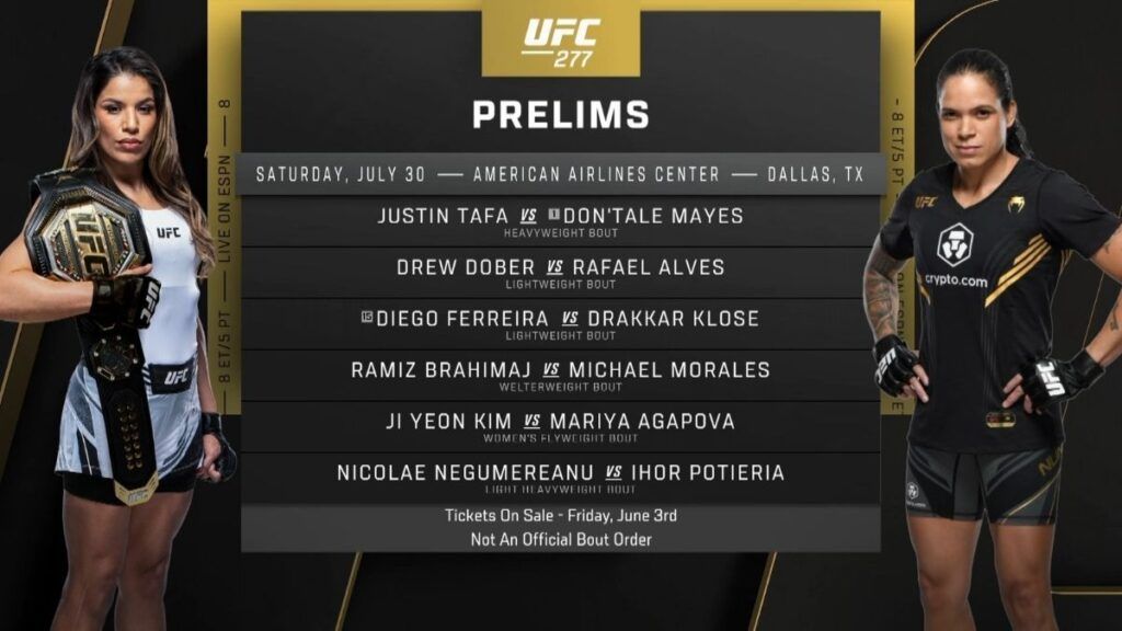UFC 277 Prelims