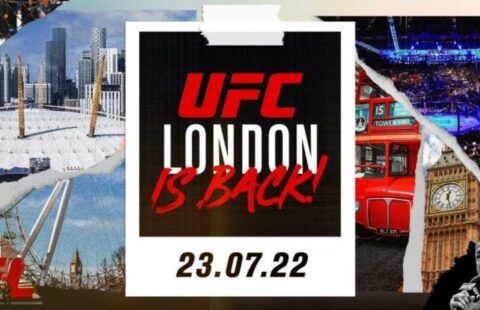 UFC London July 2022