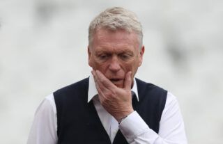 West Ham United manager David Moyes before Man City draw