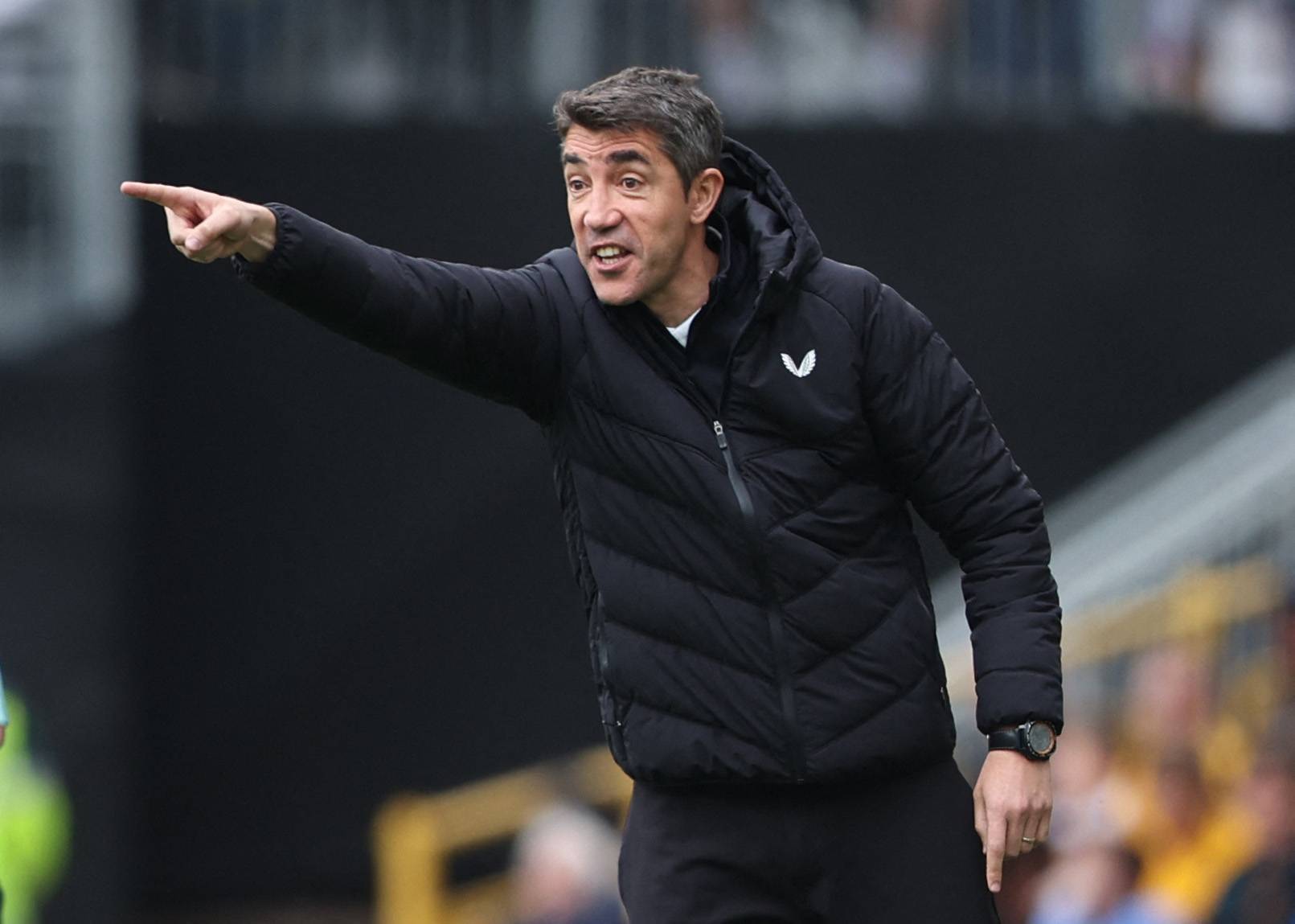 Wolves manager Bruno Lage in the Premier League against Norwich