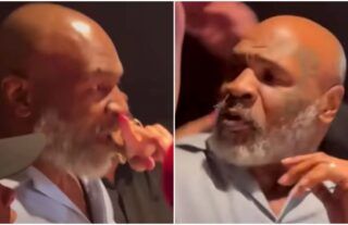 Mike Tyson has close encounter with a fan