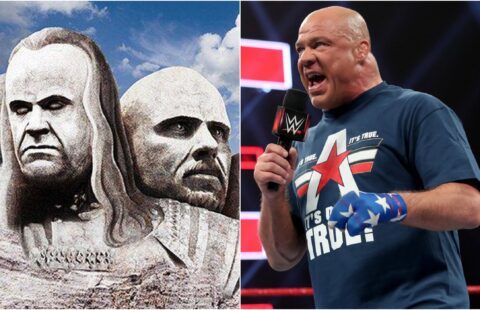 Kurt Angle excluded The Undertaker and The Rock from his WWE Mount Rushmore