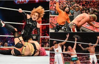 Last night's chaotic episode of WWE Raw