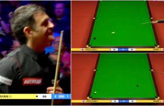 Ronnie O’Sullivan shows his genius with ‘party trick’ shot in World Championship final