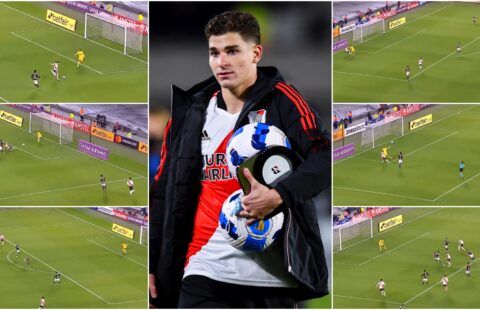 Julian Alvarez, Man City’s £14m signing, makes history with stunning double hat-trick for River Plate