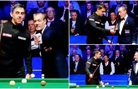 Ronnie O'Sullivan shares funny moment with referee