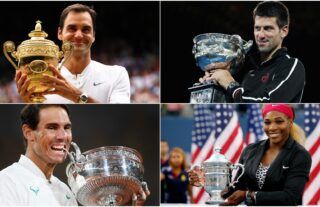 Which tennis player has won the most titles